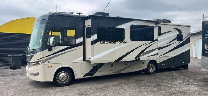 MOTORISÉ CLASSE A GEORGETOWN GT5 2020 34 PIEDS V10 TRITTON 6.8L – Image 13